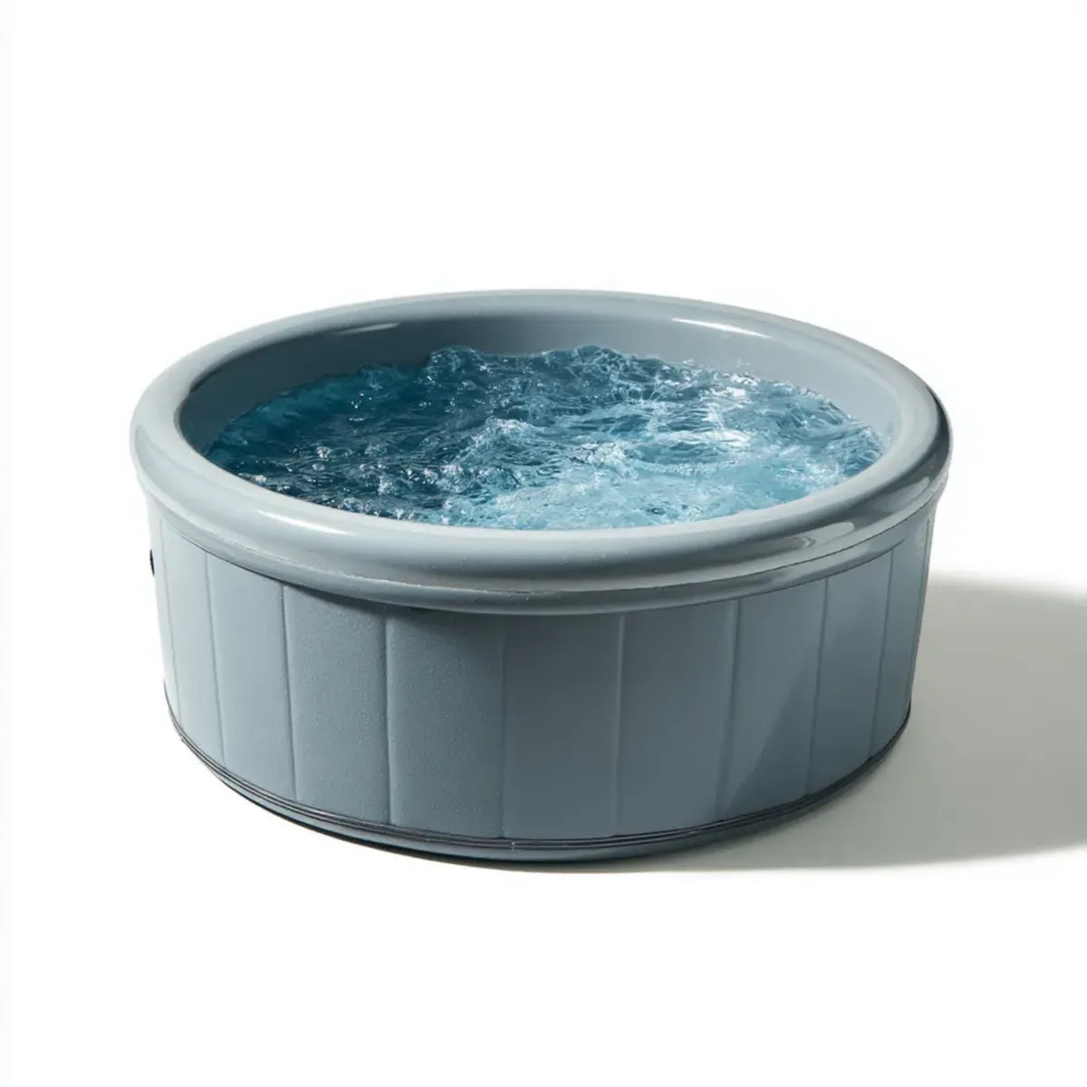 Aufstellpool Rundpool Grau Ø 180 cm Höhe 65 cm PVC